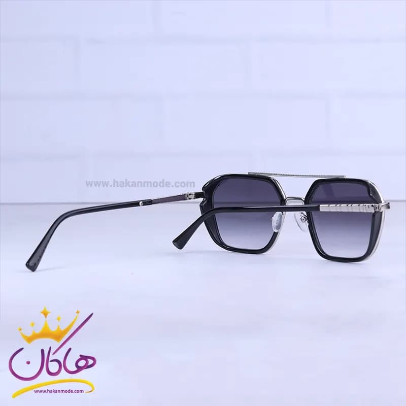 عینک آفتابی مردانه فریم چندضلعی 6079/1 — تصویر ۳