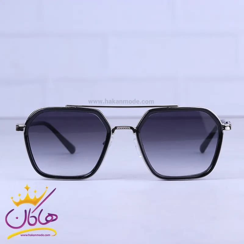 عینک آفتابی مردانه فریم چندضلعی 6079/1