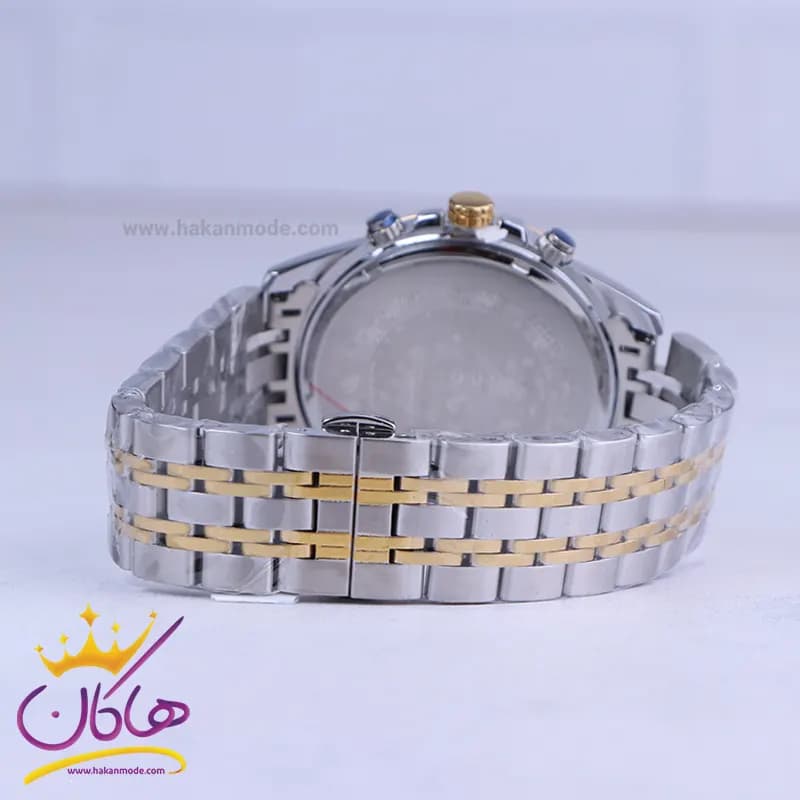 ساعت مچی سیتیزن مردانه فلزی نقره ای طلایی G 9766/3 — تصویر ۳