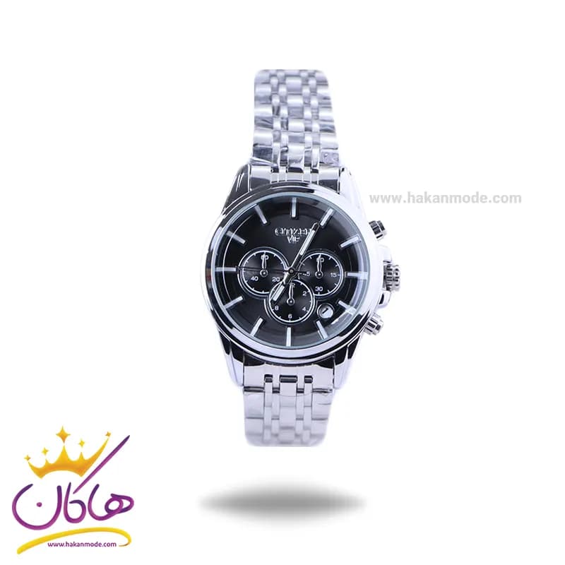 ساعت عقربه ای سیتیزن زنانه فلزی صفحه مشکی L 9766/4