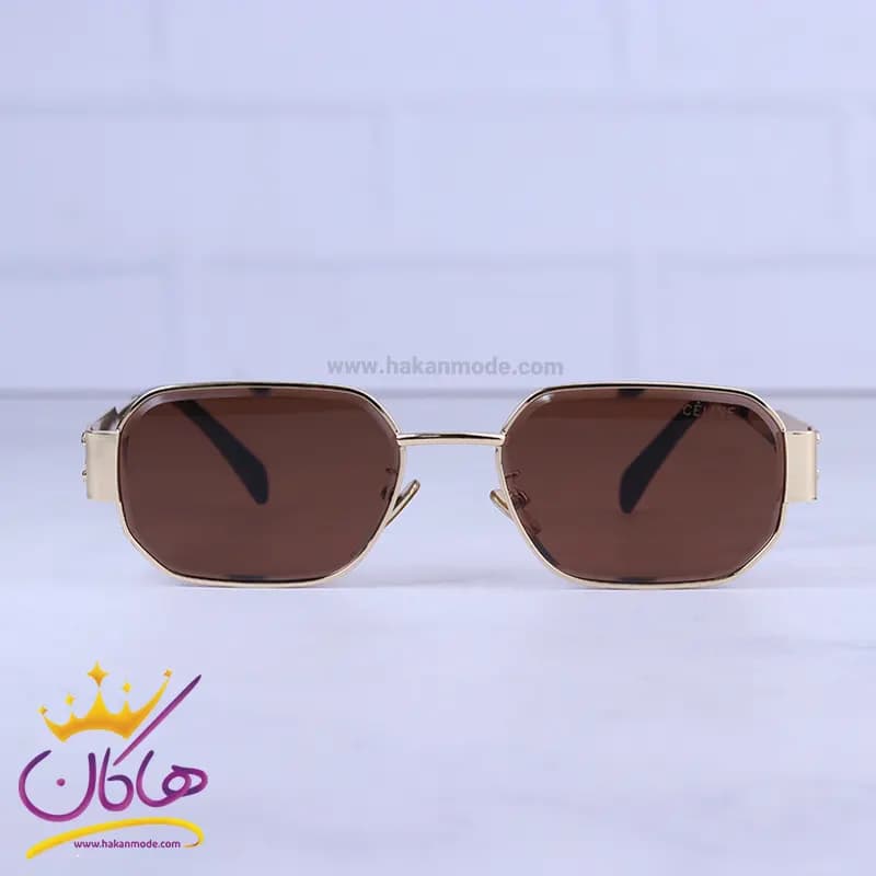 عینک آفتابی سلین زنانه طلایی شیشه قهوه ای 4S235/1