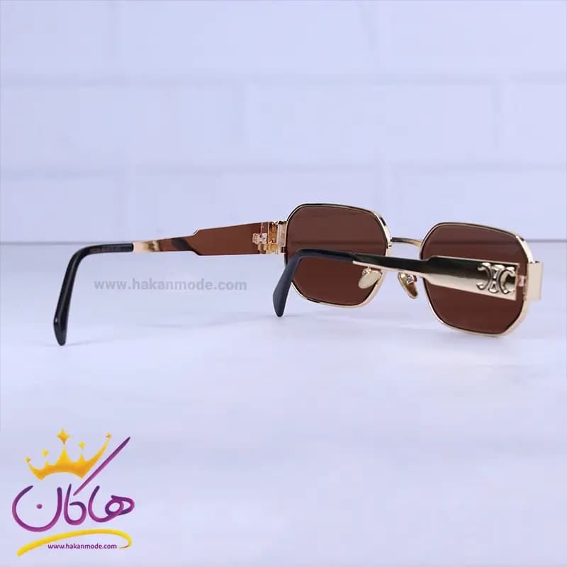 عینک آفتابی سلین زنانه طلایی شیشه قهوه ای 4S235/1 — تصویر ۴