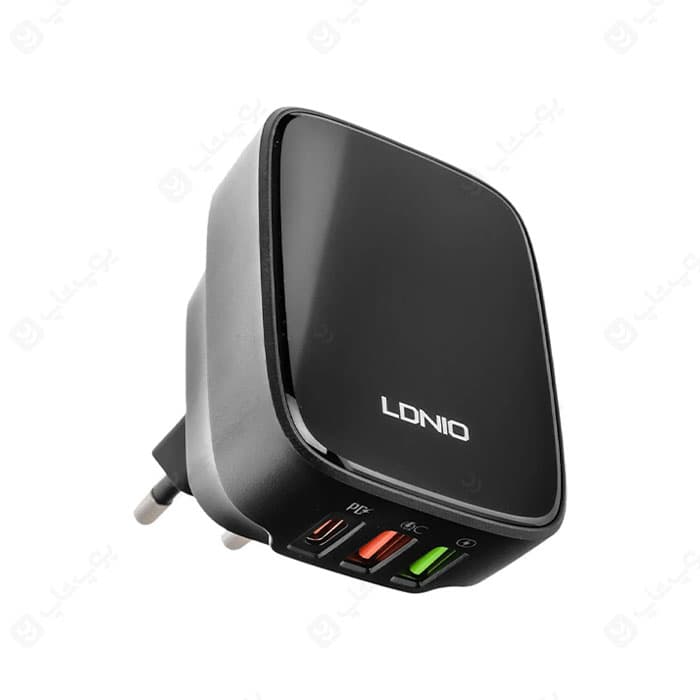 شارژر دیواری 32W الدینیو مدل Q334 با کابل USB به تایپ C به طول 1 متر