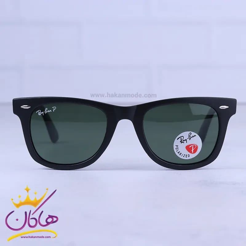 عینک آفتابی مردانه ری بن مشکی پلاریزه RB 2140-E/1