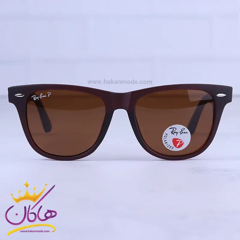 عینک آفتابی مردانه ری بن قهوه ای پلاریزه RB 2140-M/3