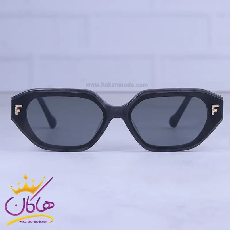عینک آفتابی فندی زنانه فریم خاکستری استیت M 2150/1