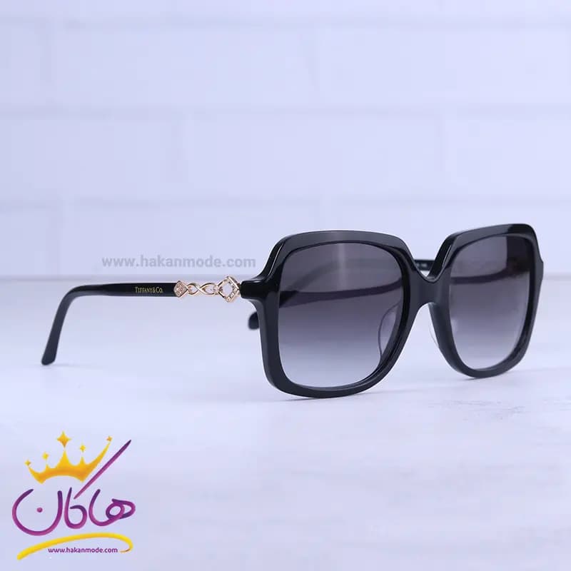 عینک آفتابی تیفانی زنانه فریم مشکی استیت TF4358/1 — تصویر ۴
