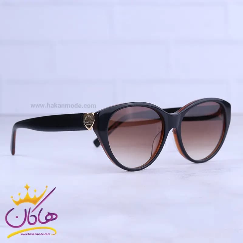 عینک آفتابی تیفانی زنانه قهوه ای گربه ای TF 2244/2 — تصویر ۴