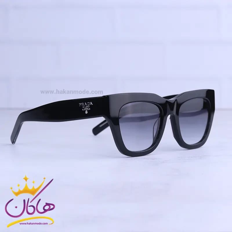 عینک آفتابی پرادا زنانه فریم مشکی استیت SPR 24 ZS/1 — تصویر ۴