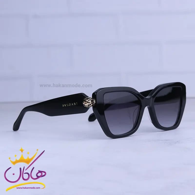 عینک آفتابی بولگاری زنانه فریم پروانه ای BV 40033/1 — تصویر ۳