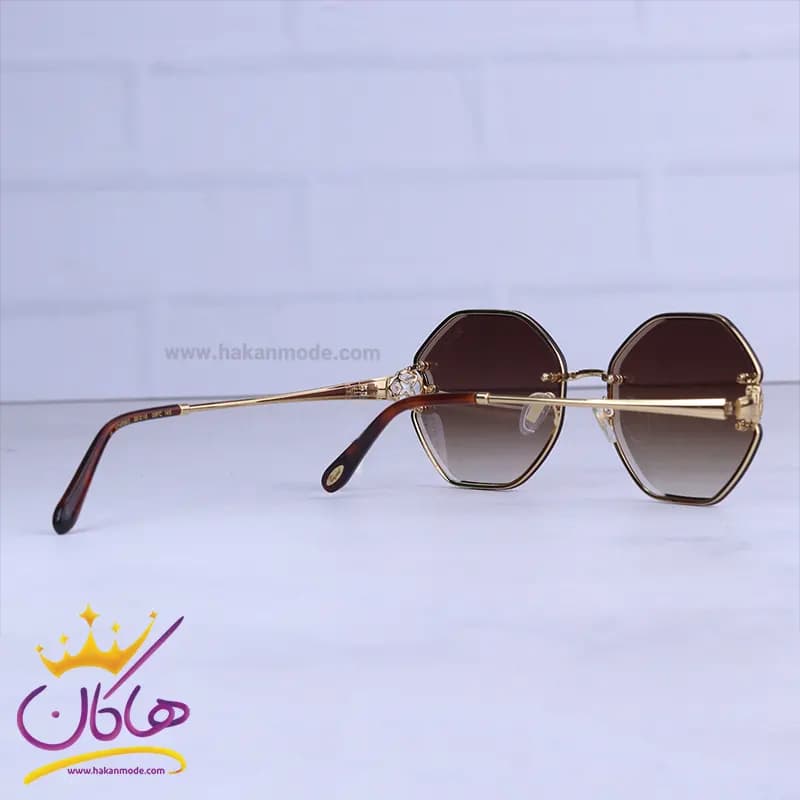 عینک آفتابی شوپارد زنانه فریم چندضلعی SCHF 85S08FC — تصویر ۳