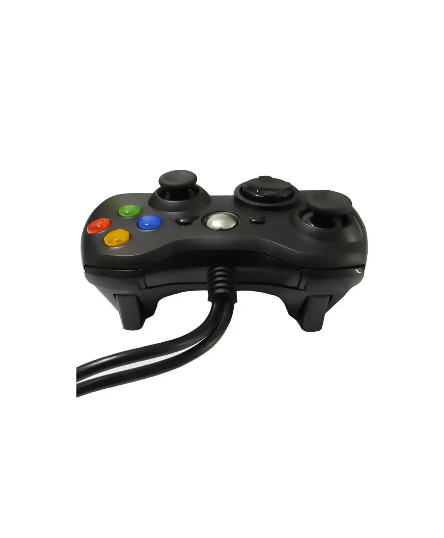 دسته بازی باسیم شوک دار طرح Xbox مدل USB-360 — تصویر ۴