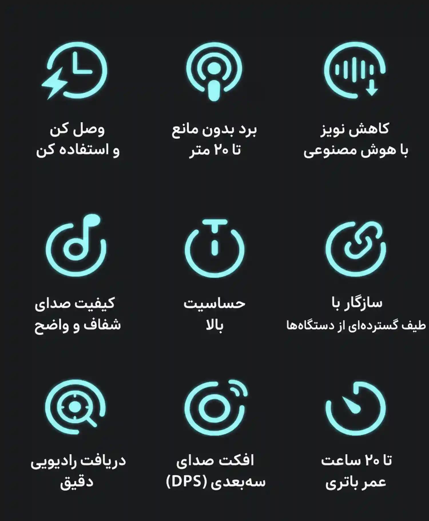 میکروفون بی سیم Type-C مدل SX21 — تصویر ۴