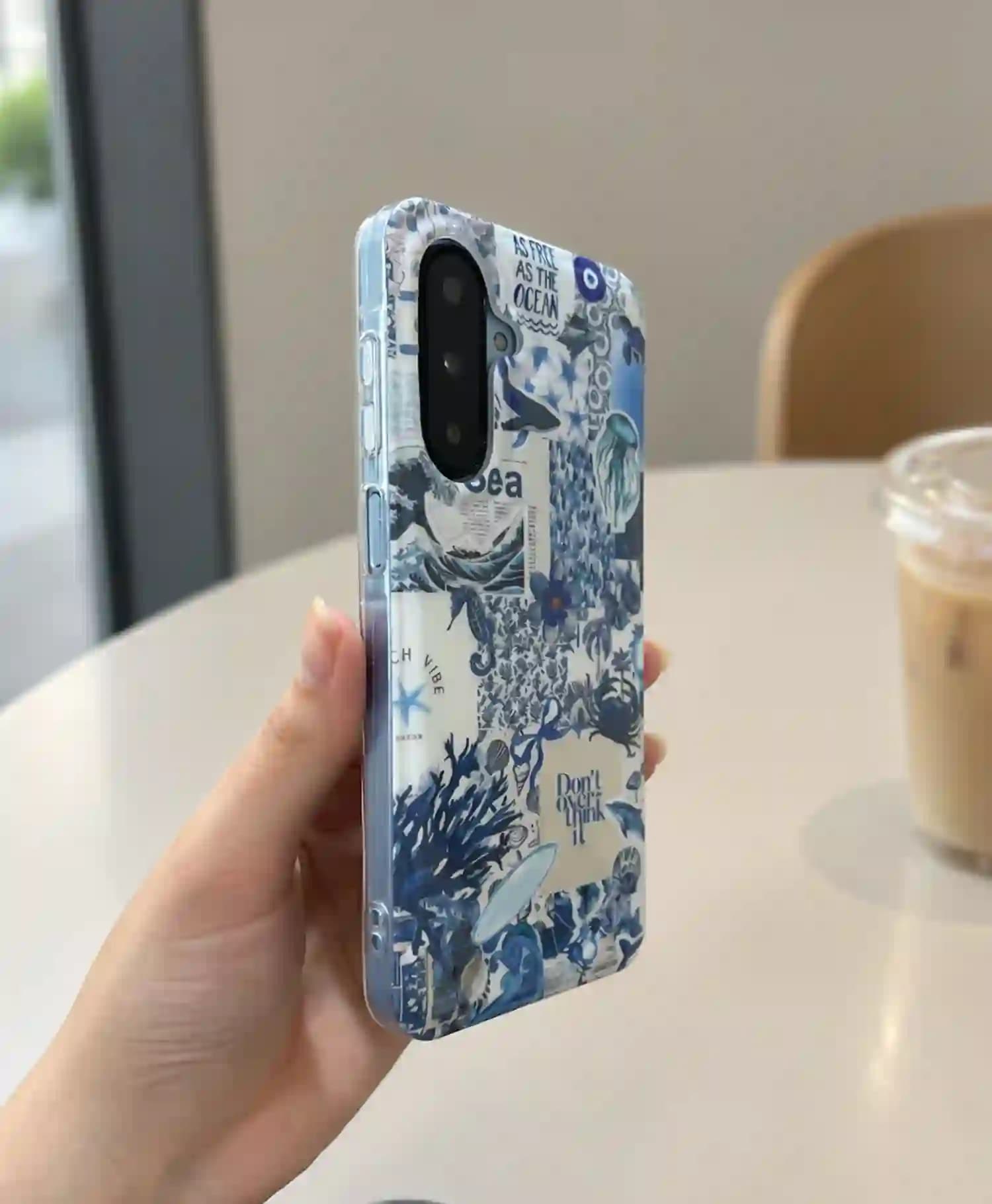قاب فانتزی طرح اقیانوس گوشی موبایل Samsung A17 — تصویر ۲
