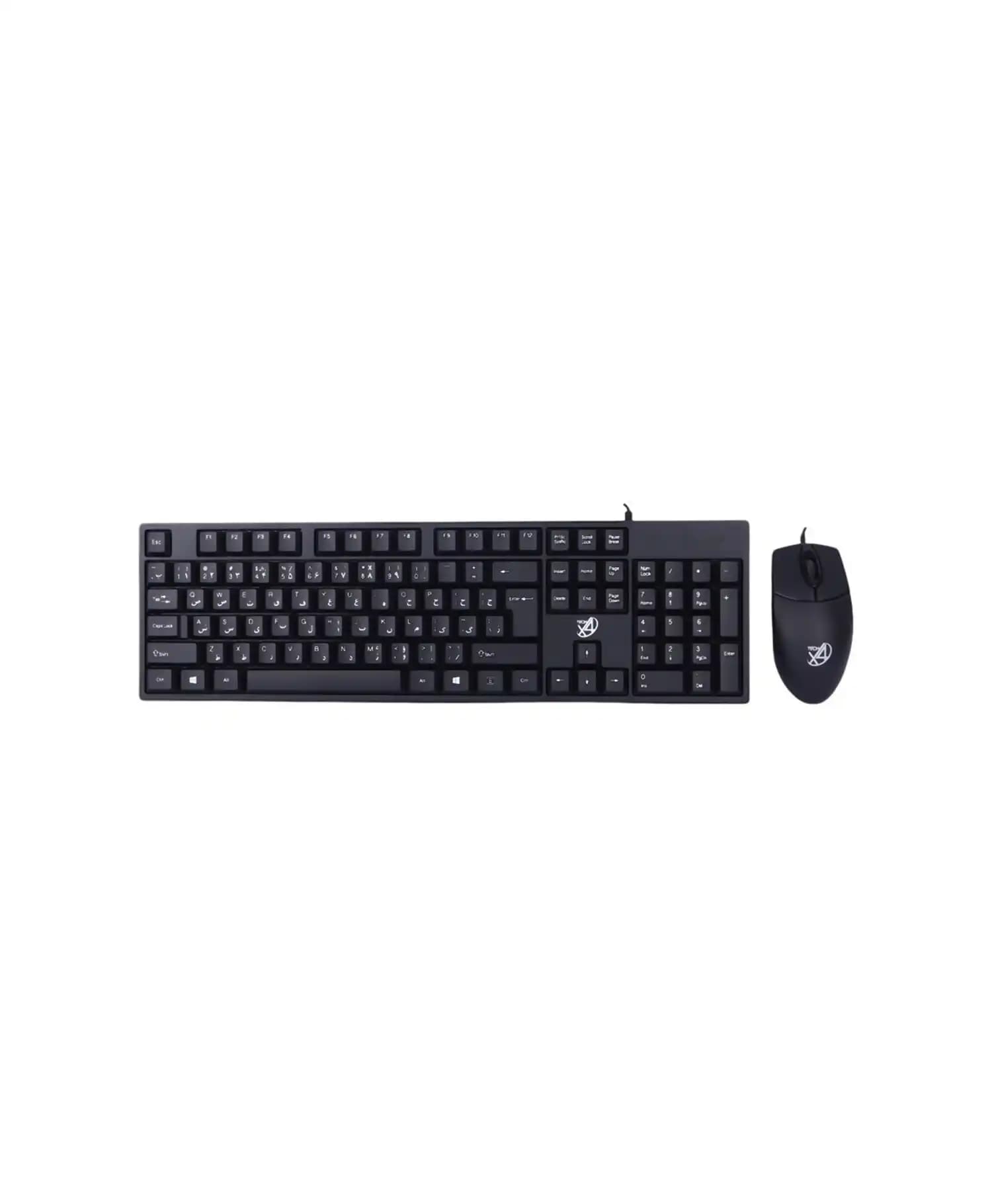 صفحه کلید و ماوس باسیم ایکس فورتک مدل X70S
