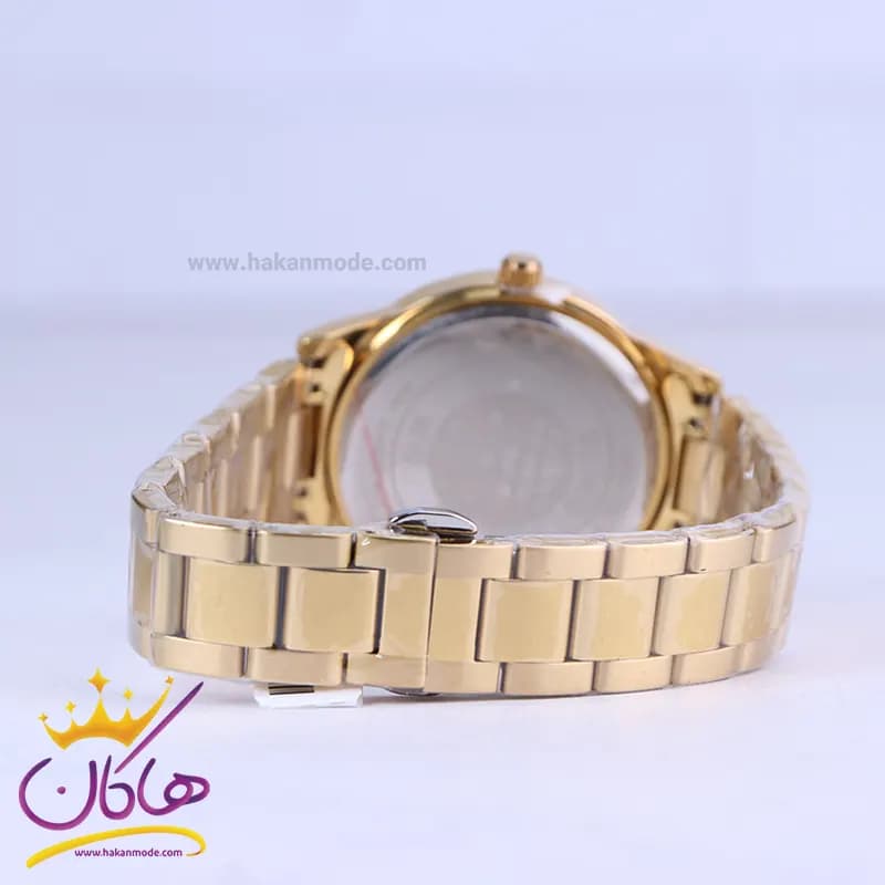 ساعت مچی سیکو مردانه فلزی طلایی صفحه نقره ای OS 9/53 — تصویر ۳