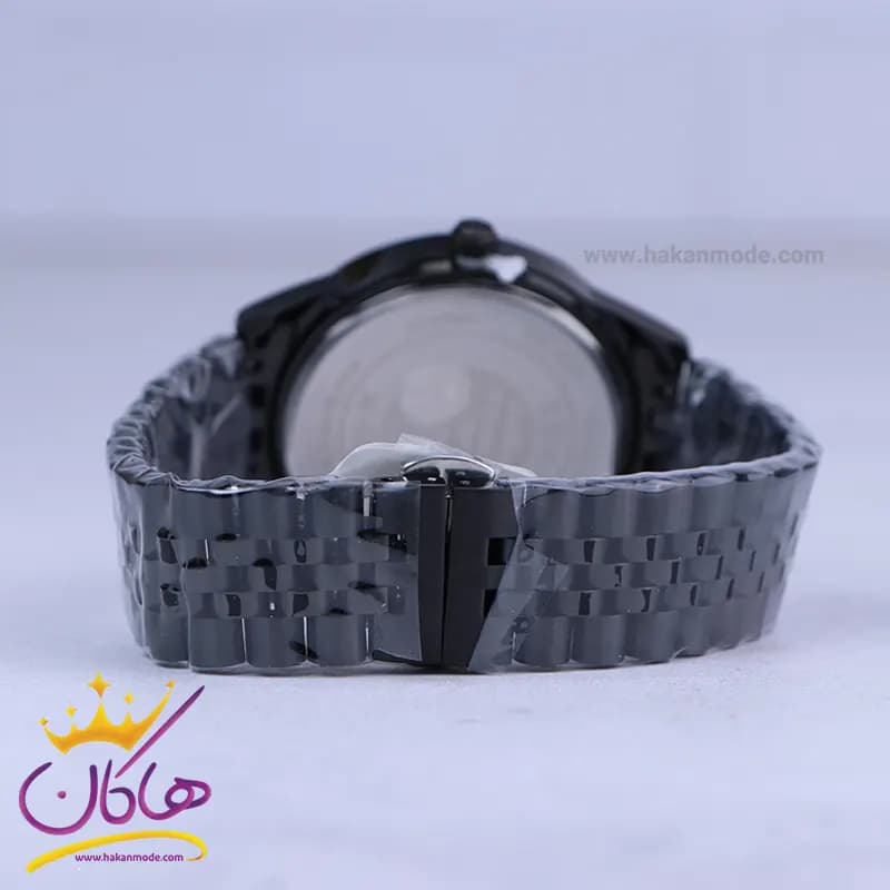ساعت مچی سیکو مردانه فلزی مشکی صفحه سبز OS 9/59 — تصویر ۳