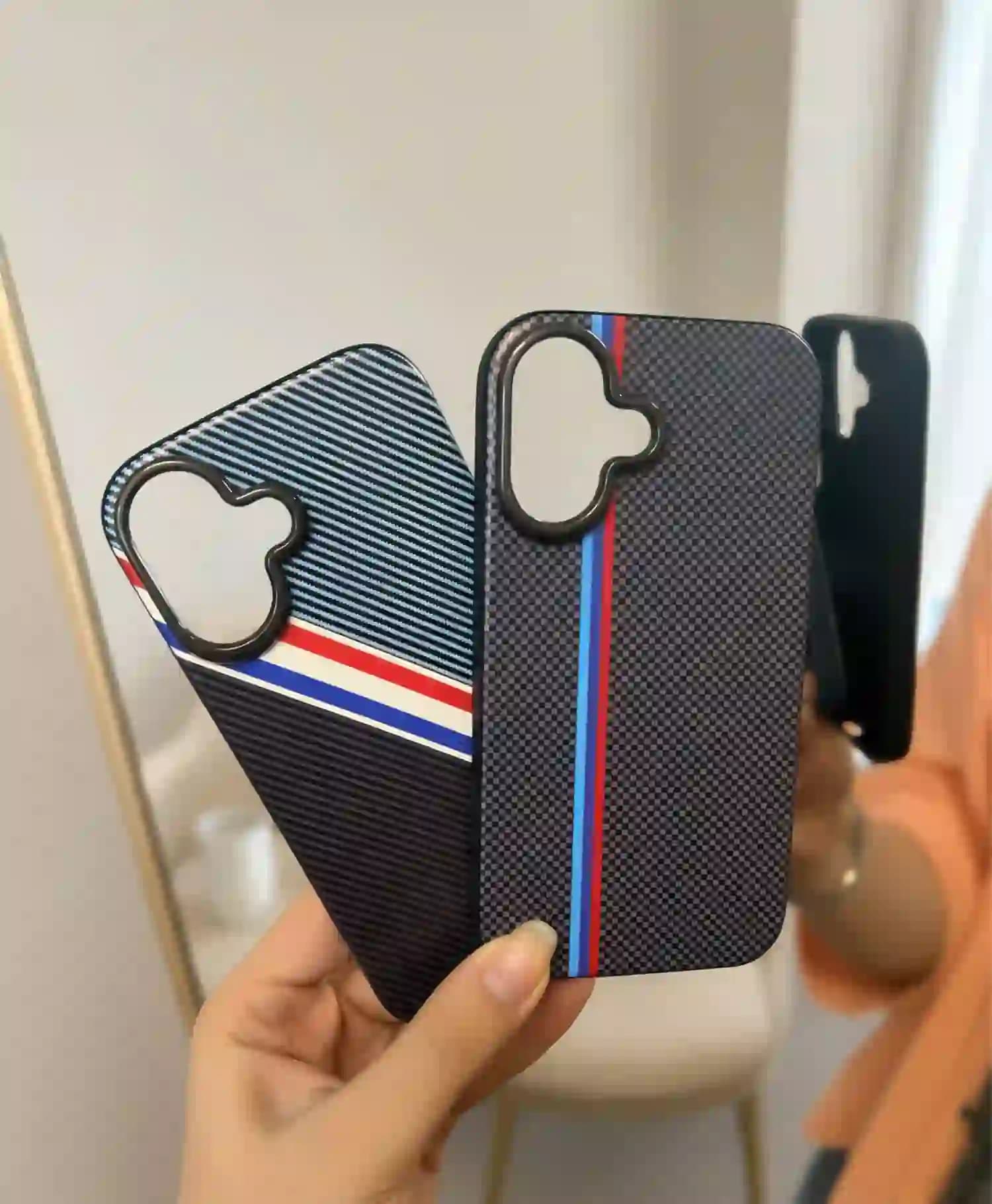 قاب کربنی وینتیج مدل Stylish گوشی موبایل Iphone 16 — تصویر ۴