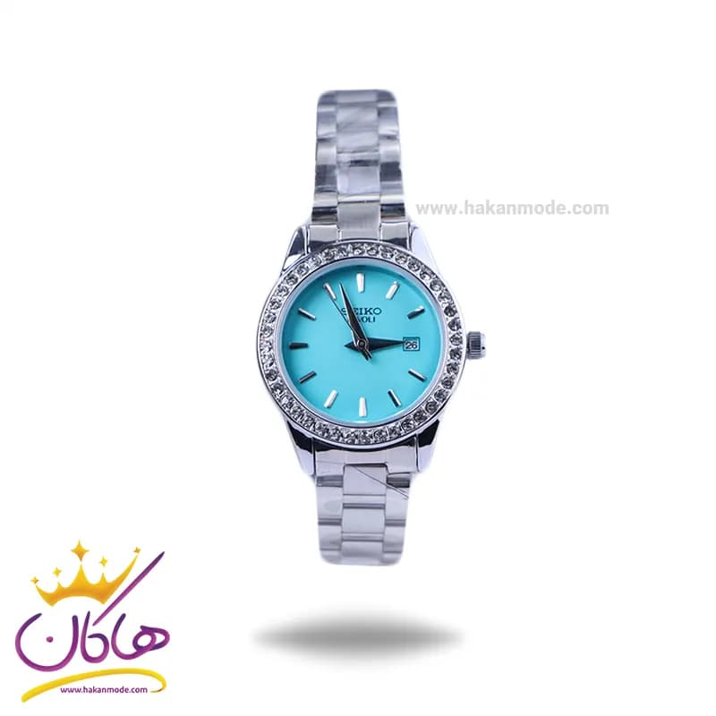 ساعت مچی سیکو زنانه فلزی صفحه تیفانی GN 059/63