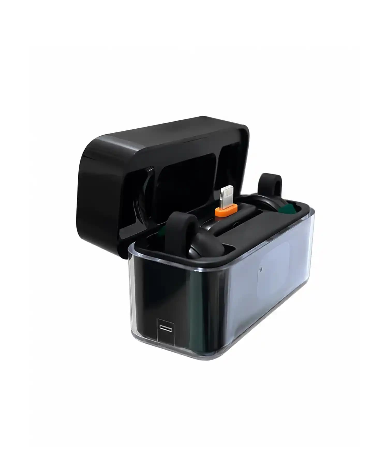 میکروفون بی سیم Type-C+Lightning مدل S30 — تصویر ۲