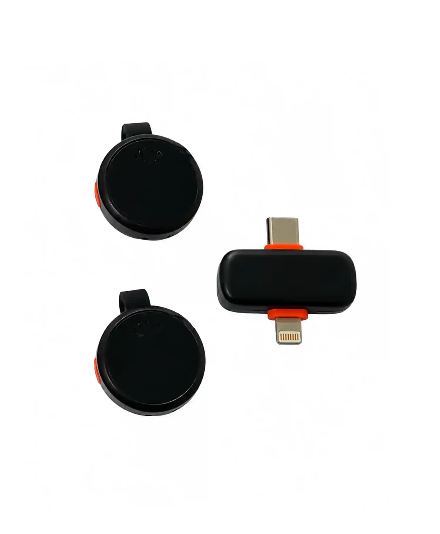 میکروفون بی سیم Type-C+Lightning مدل S30 — تصویر ۳