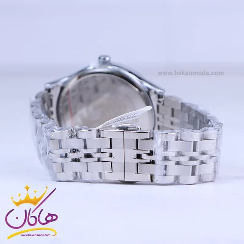 ساعت مچی سیکو مردانه فلزی نقره ای صفحه بژ OS 9/61 — تصویر ۳