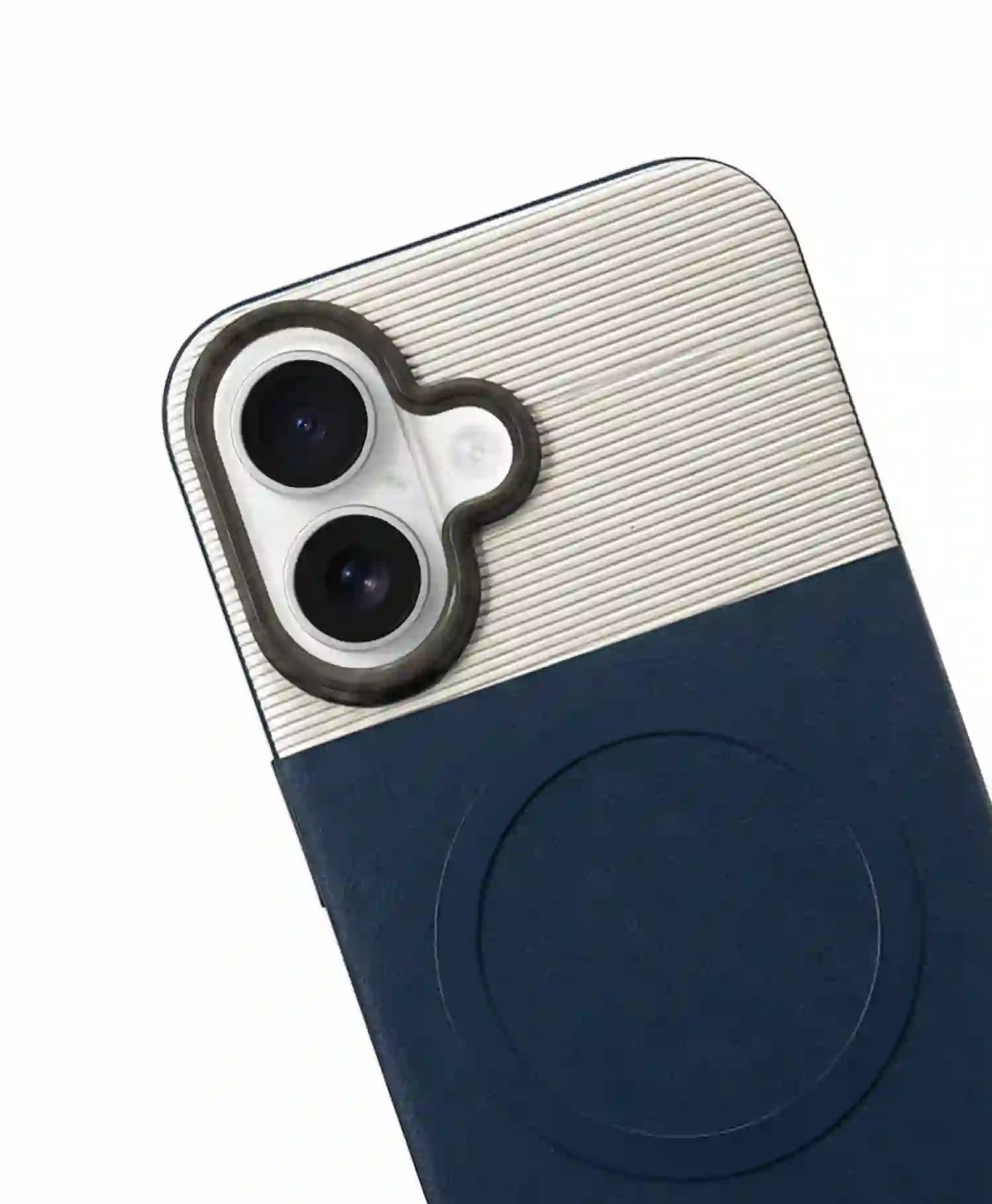 قاب چرمی مگ سیف دار Stylish گوشی موبایل Iphone 16 — تصویر ۲