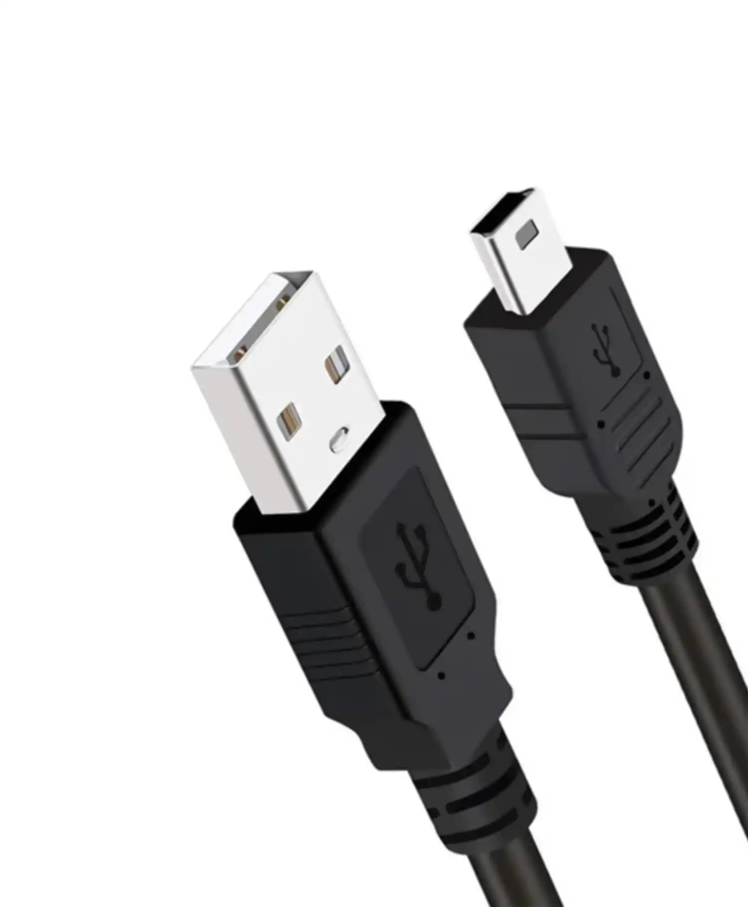 کابل تبدیل USB به Mini USB بایبل طول 1/5 متر — تصویر ۳
