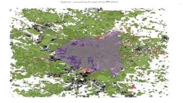 شیپ‌فایل GIS زیرساخت شهری و کاربری اراضی پاریس