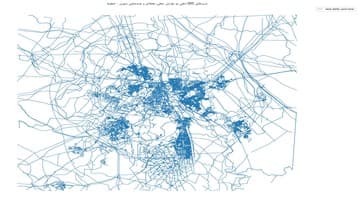 شیپ‌فایل GIS دهلی نو: عوارض خطی، نقطه‌ای و چندضلعی شهری