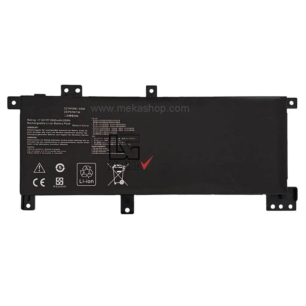 باتری لپ تاپ ایسوس Asus X456 مدل C21N1508