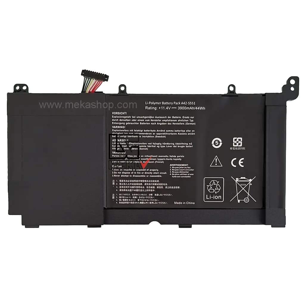 باتری لپ تاپ ایسوس Asus Vivobook K551 مدل B31N1336