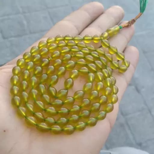 تسبیح شاه مقصود افغان کهنه تراش دقیق از ریز به درشت منظم بدون کوچک ترین عیب درجه یک بدون برفک و ترک در حد موزه | تسبیح سنگی | سنگ طبیعی | تسبیح مذهبی | تسبیح مالاکیت | تسبیح لاجورد | تسبیح