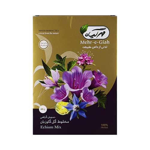 دمنوش مخلوط گل گاوزبان مهر گياه 40 گرم — تصویر ۲