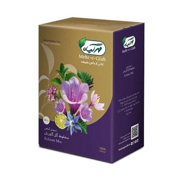 دمنوش مخلوط گل گاوزبان مهر گياه 40 گرم