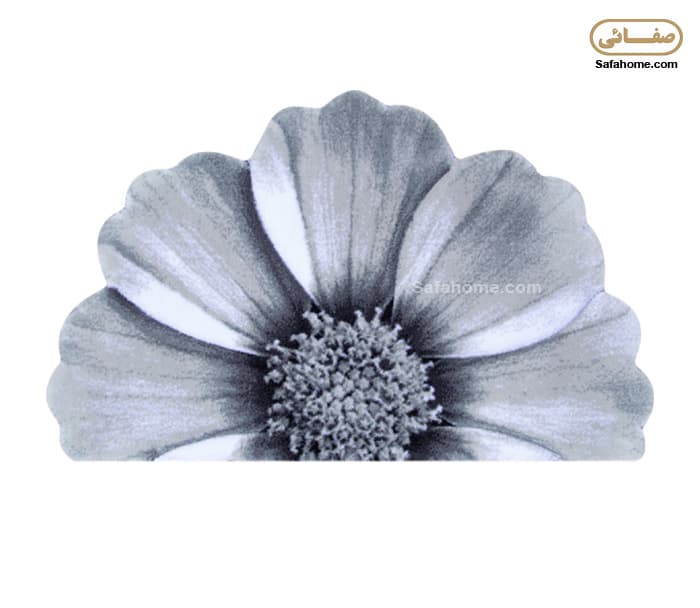 پادری زرباف طرح گلپر نیم دایره طوسی