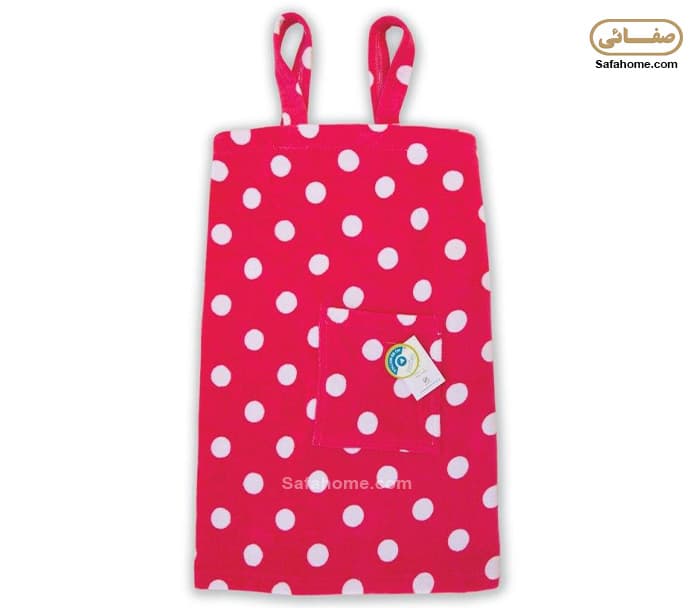 حوله دکلته طرح خالدار
