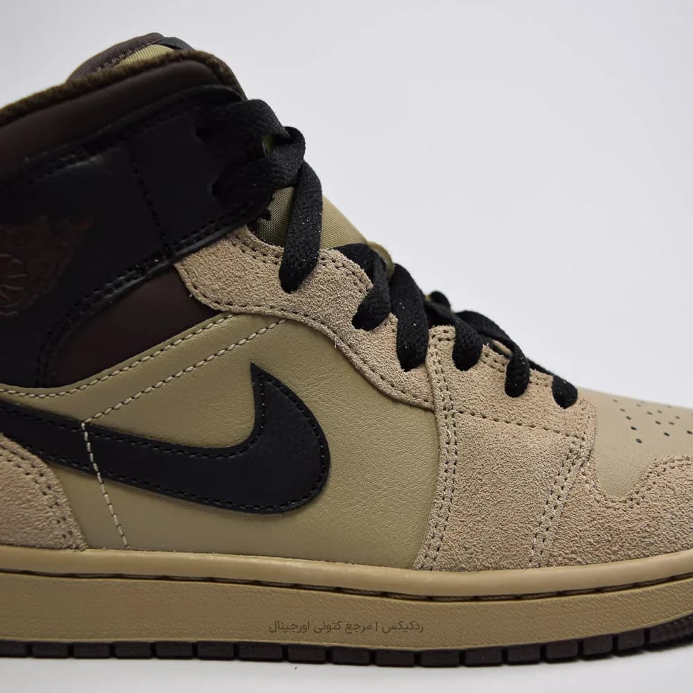 کتونی Nike مدل Jordan 1 Mid Khaki – HV6422-200 — تصویر ۶