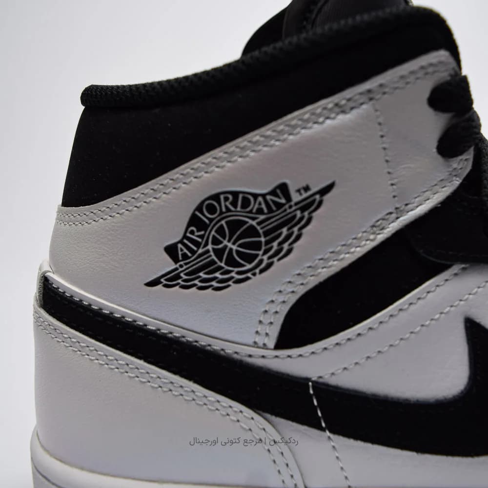 کتونی Nike مدل Air Jordan 1 Mid Diamond – DH6933-100 — تصویر ۳