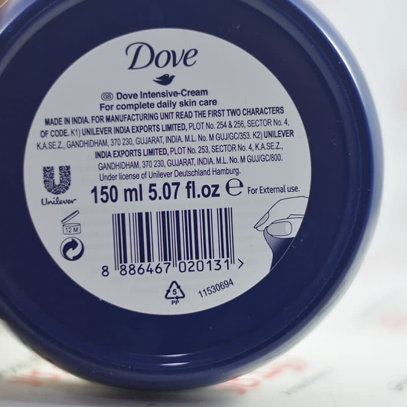 کرم مرطوب کننده Dove مدل Intensive(150ml) — تصویر ۲