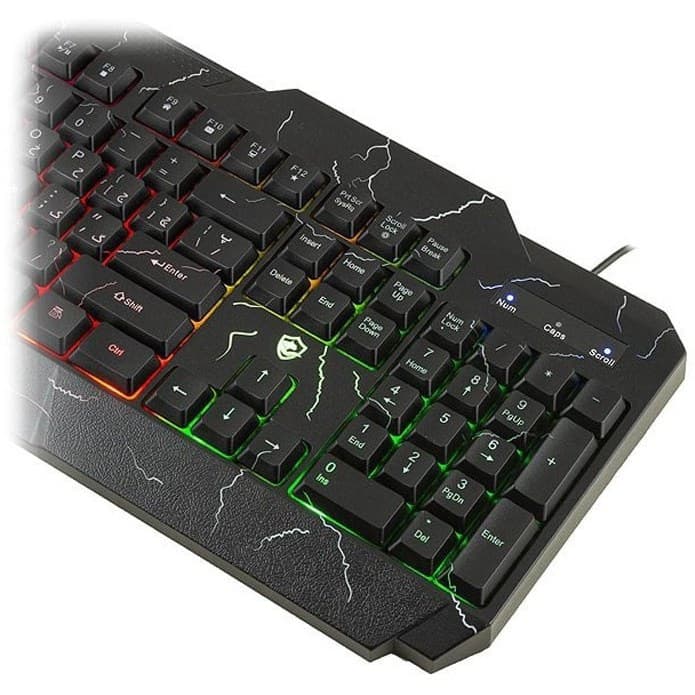 کیبورد گیمینگ باسیم فراسو مدل BGK-9500 با حروف فارسی — تصویر ۲