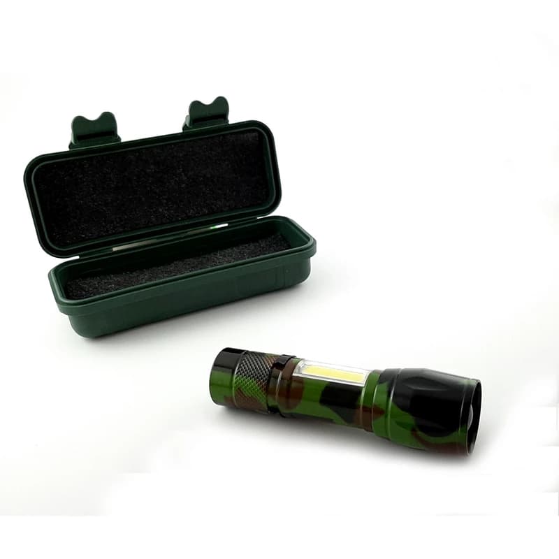 چراغ قوه پلیسی اسمال سان مدل ZY-513 طرح ارتشی — تصویر ۷