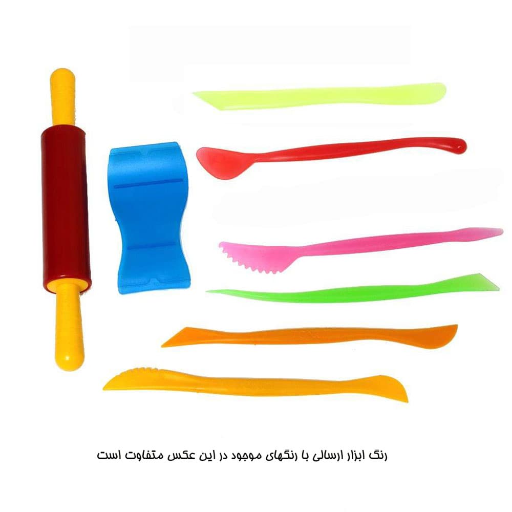 ابزار مجسمه سازی وردنه دار 9 تکه ronas — تصویر ۲