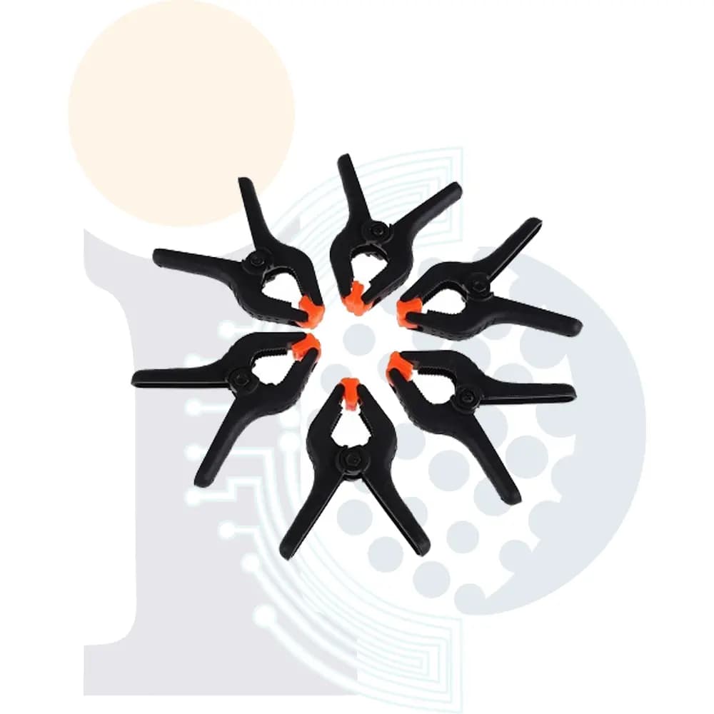 گیره ال سی دی بدون پک مشکی نارنجی بزرگ