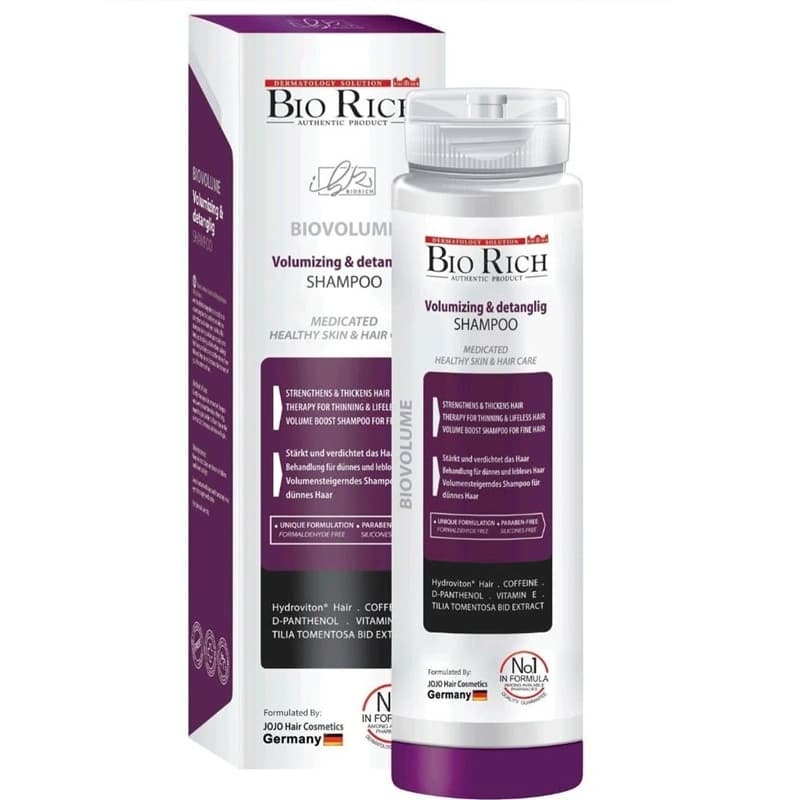 شامپو حجم دهنده و تقویت کننده بایوریچ حجم 250mL