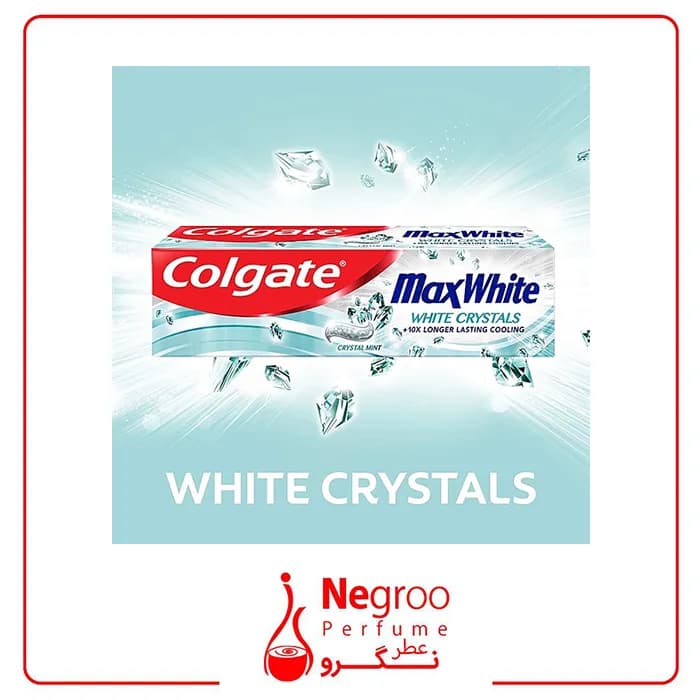 خمیر دندان کلگیت COLGATE MAX WHITE حجم100ml / اورجینال — تصویر ۲