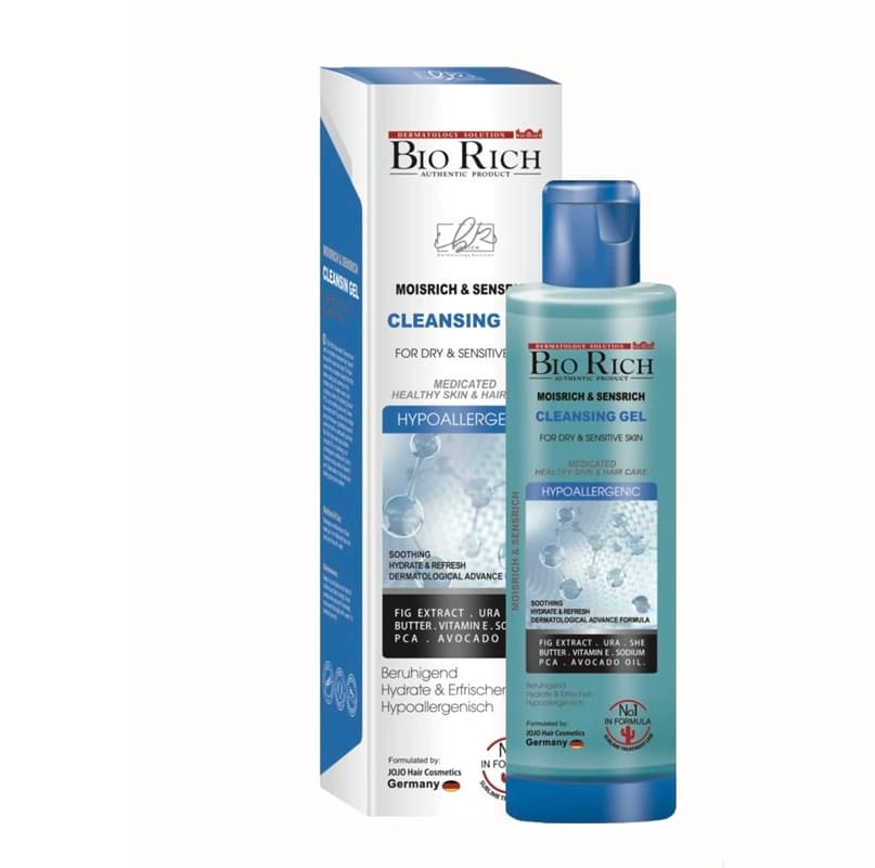 ژل شستشو بایوریچ مناسب پوست خشک حجم 200mL
