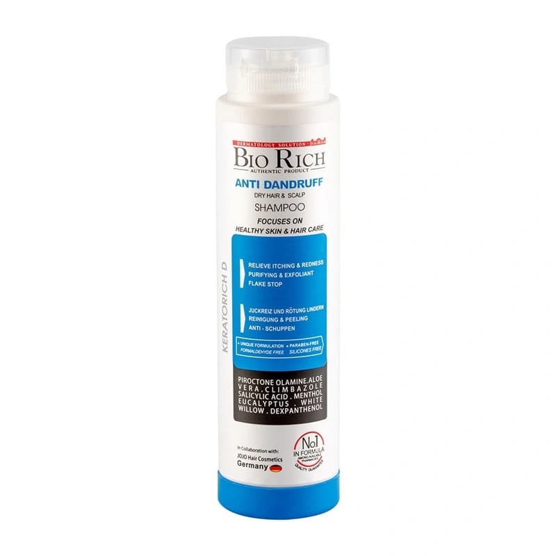 شامپو ضد شوره بایوریچ مناسب موی خشک حجم 250mL