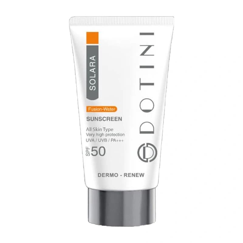 کرم ضد آفتاب بی رنگ دوتینی مدل فیوژن واتر حجم 50mL