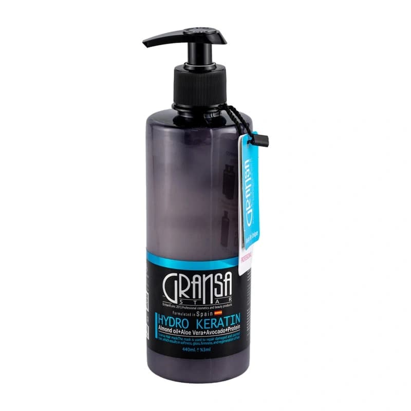 ماسک ترمیم کننده و احیا کننده گرانسا مدل هیدرا کراتین حجم 440mL